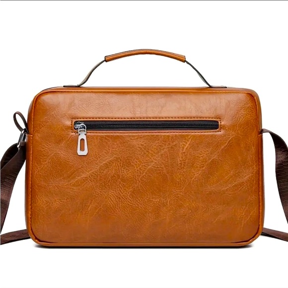 Vintage Style Messenger Bag - Vintage Explorer Sling Bag, Multi-Pocket Bag - Picture 8 of 15